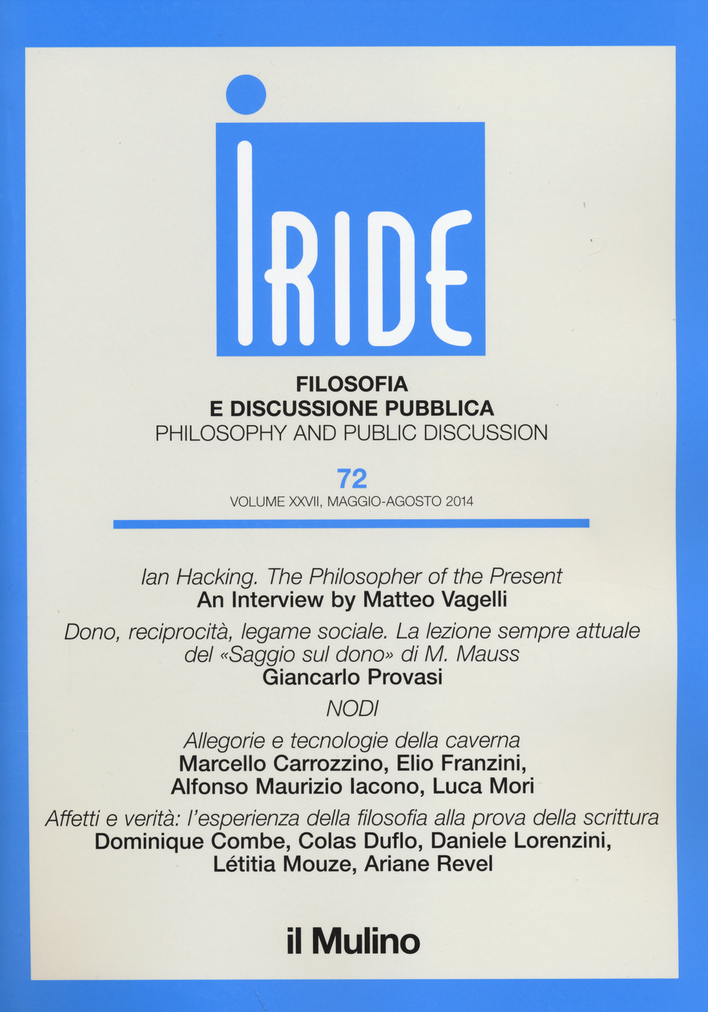 Iride. Vol. 2