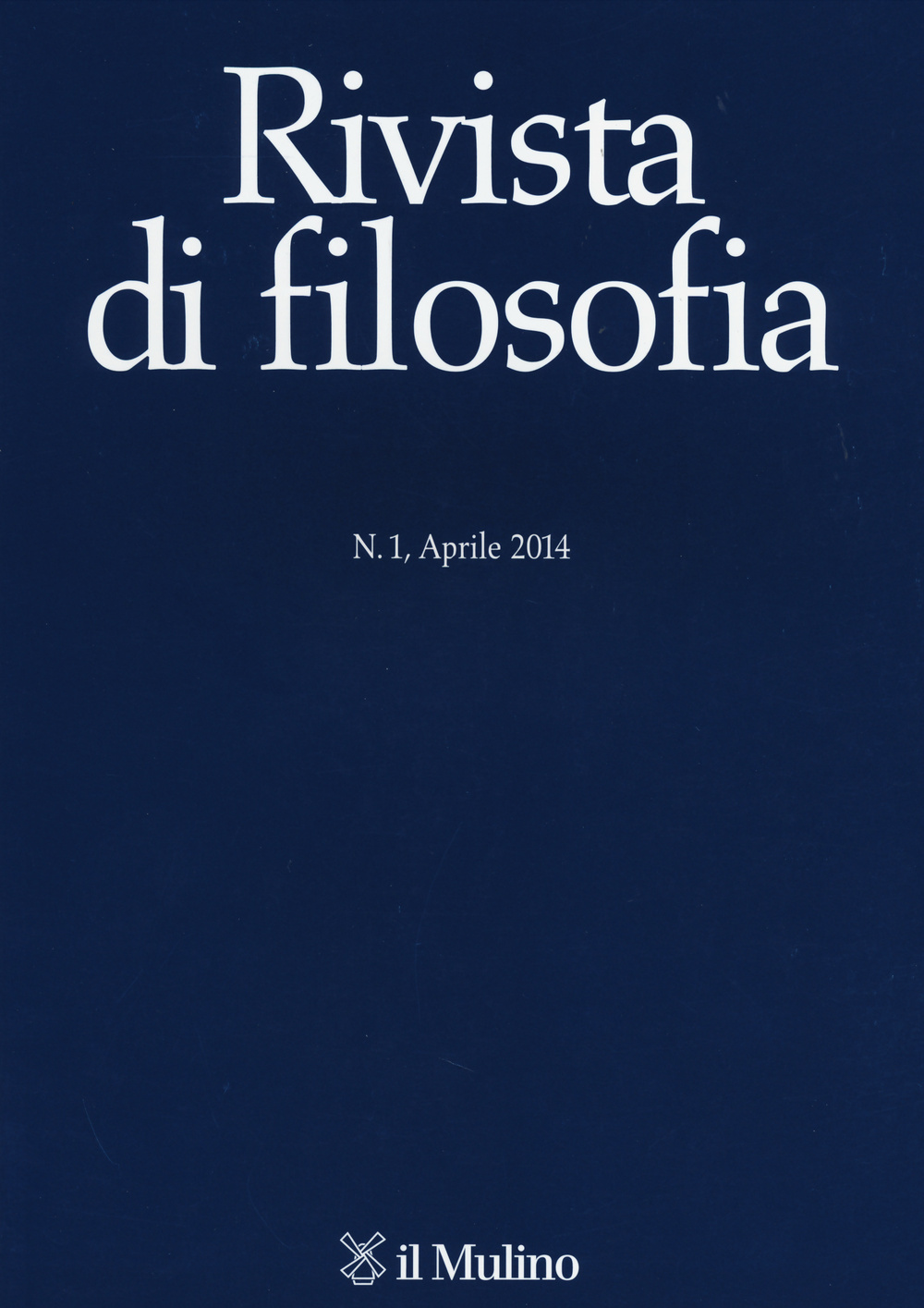 Rivista di filosofia. Vol. 1