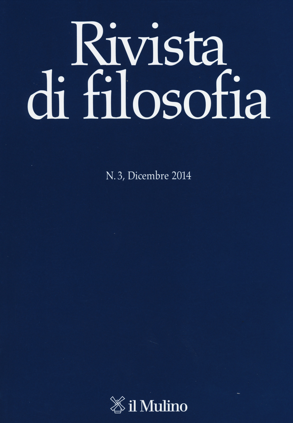 Rivista di filosofia. Vol. 3