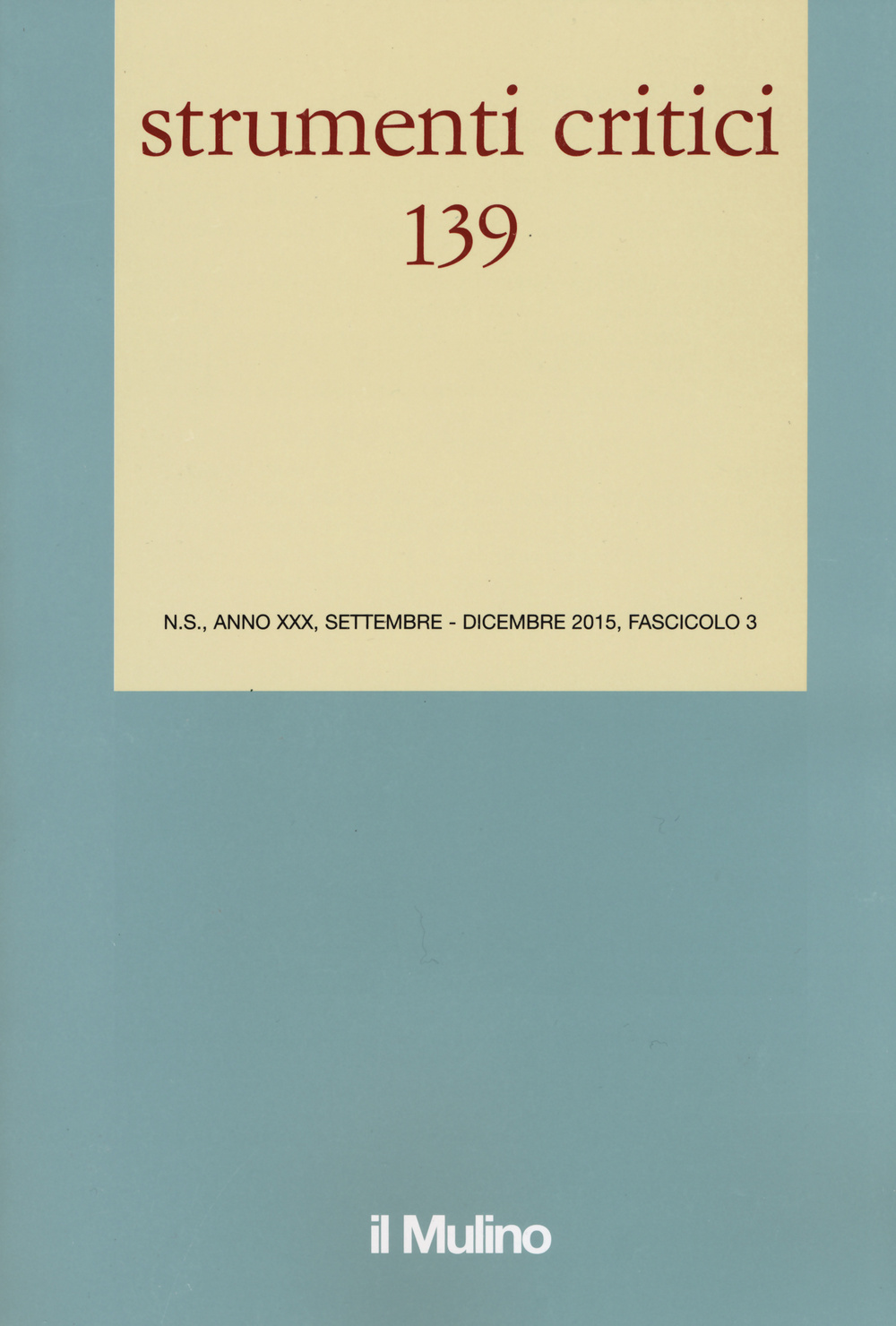 Strumenti critici. Vol. 3