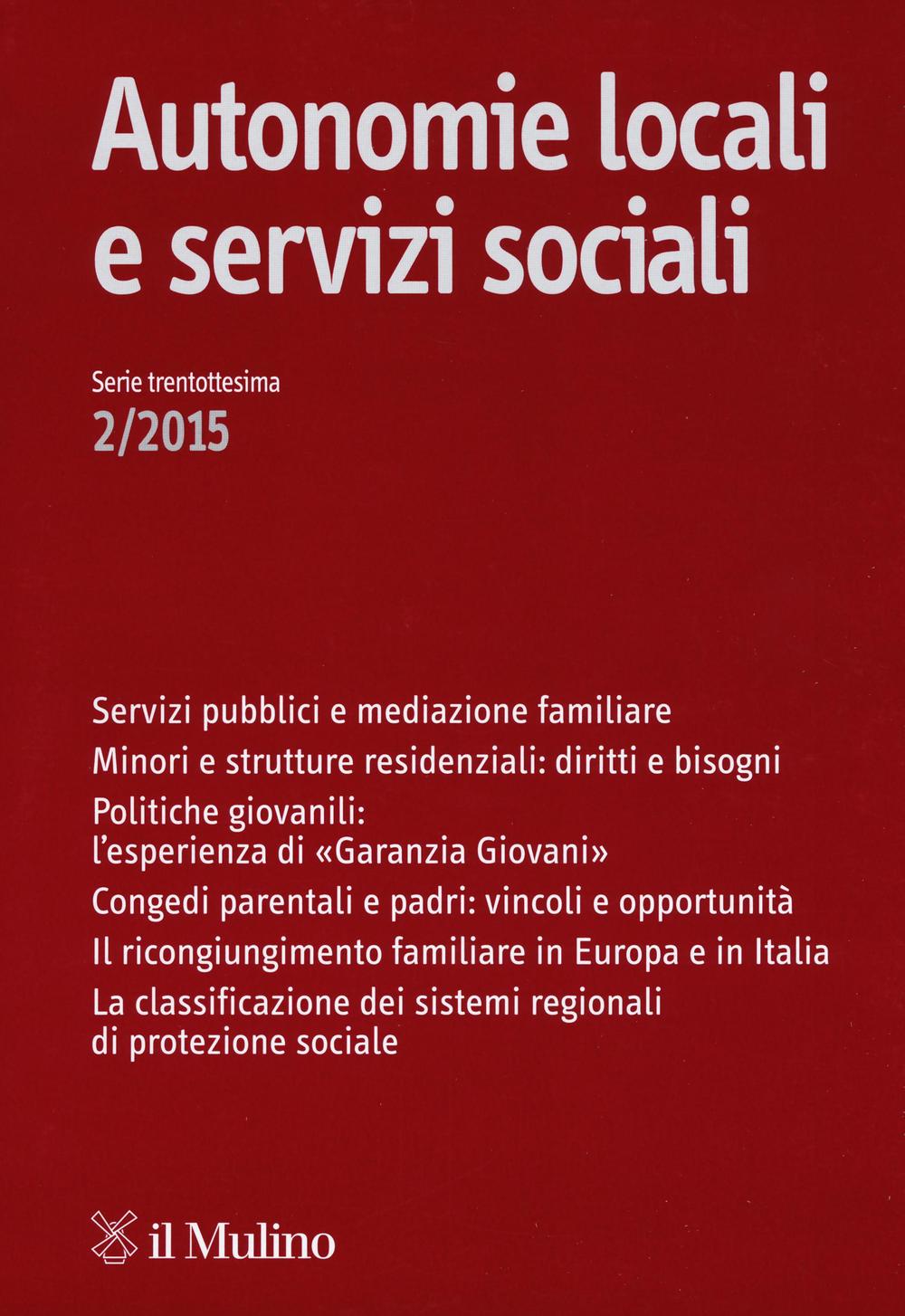 Autonomie locali e servizi sociali. Vol. 2