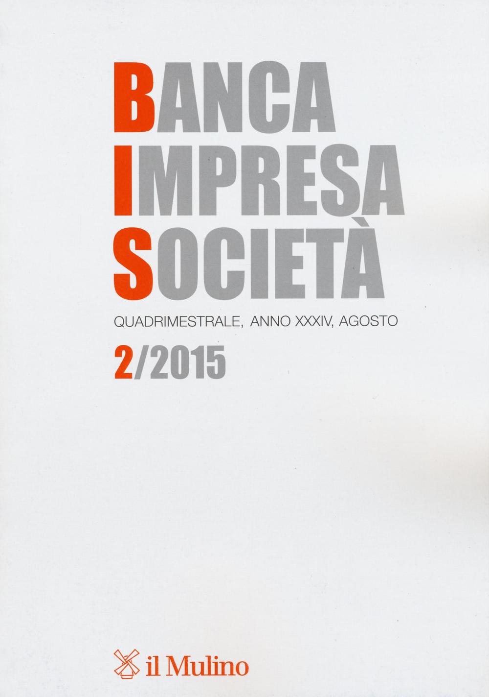 Banca impresa società. Vol. 2