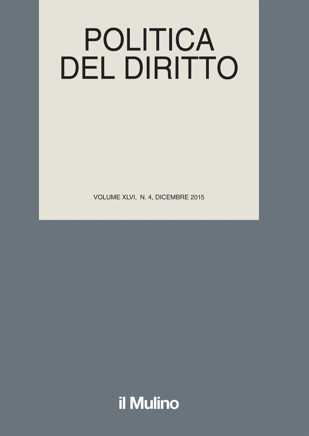 Politica del diritto. Vol. 4
