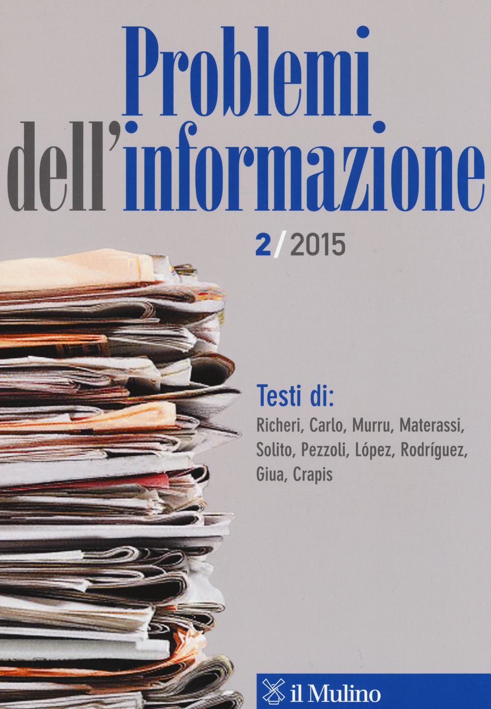 Problemi dell'informazione. Vol. 2