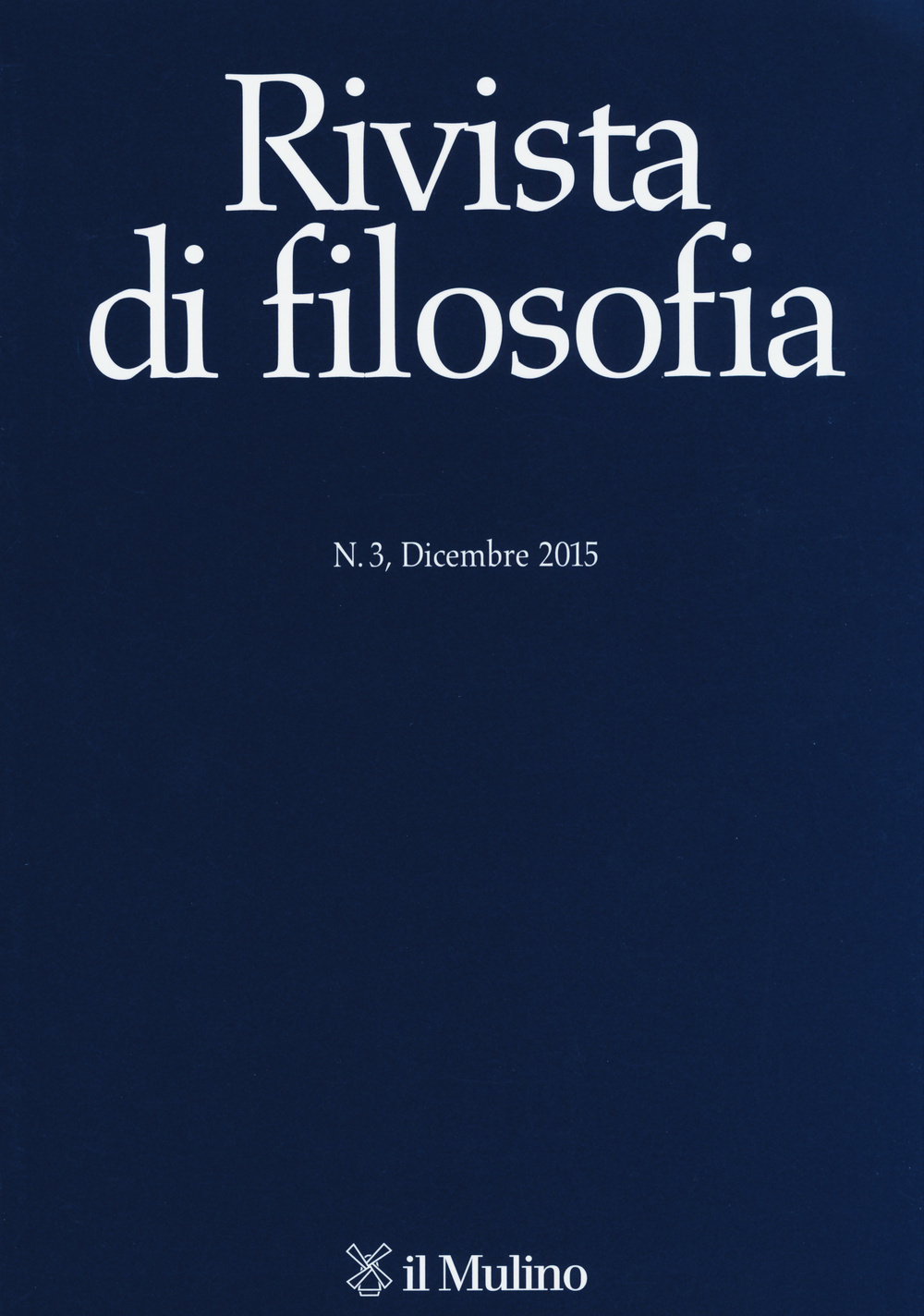 Rivista di filosofia. Vol. 3