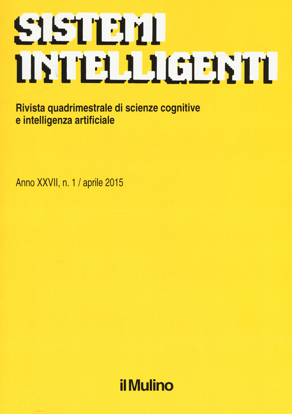 Sistemi intelligenti. Vol. 1