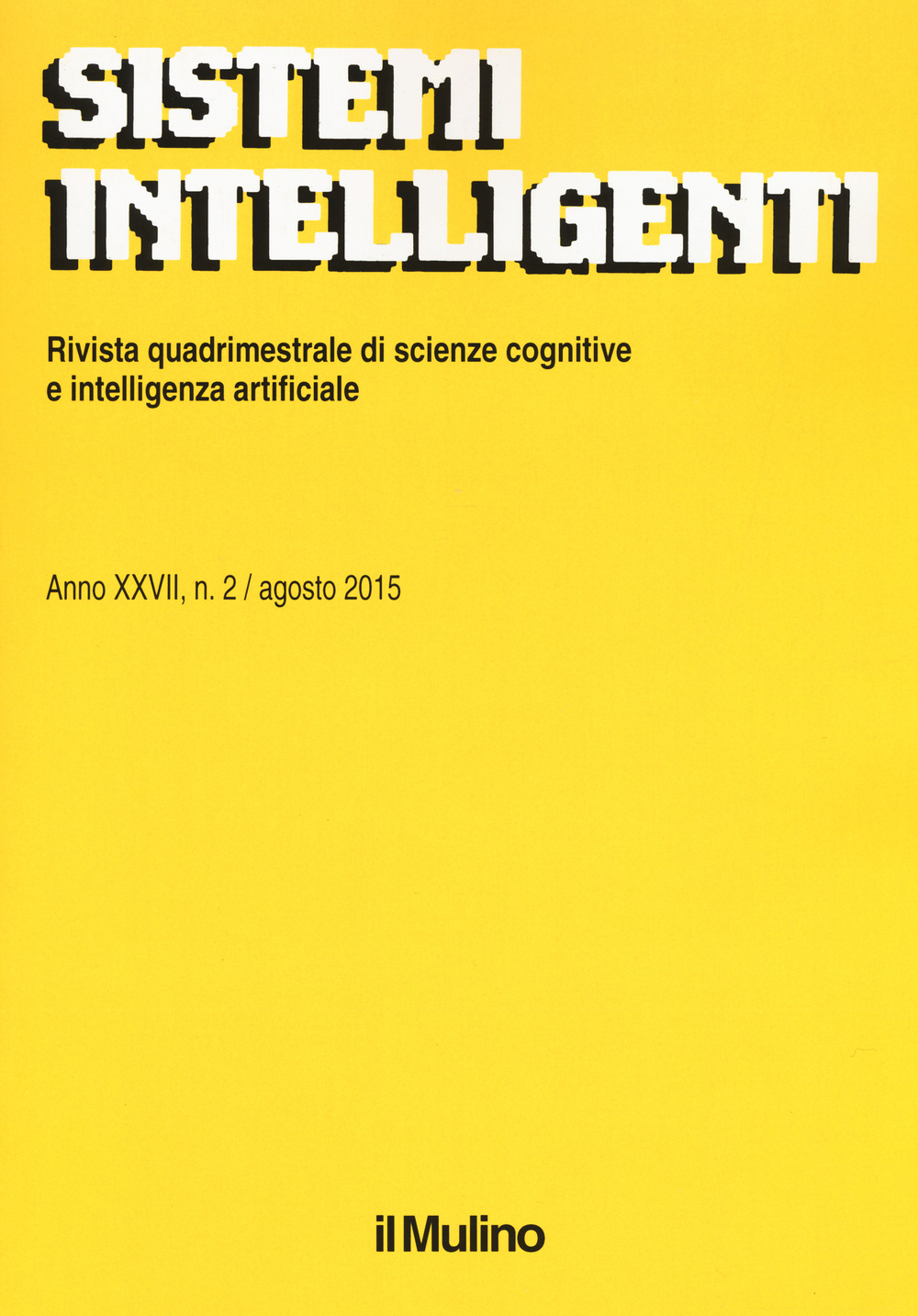 Sistemi intelligenti. Vol. 2