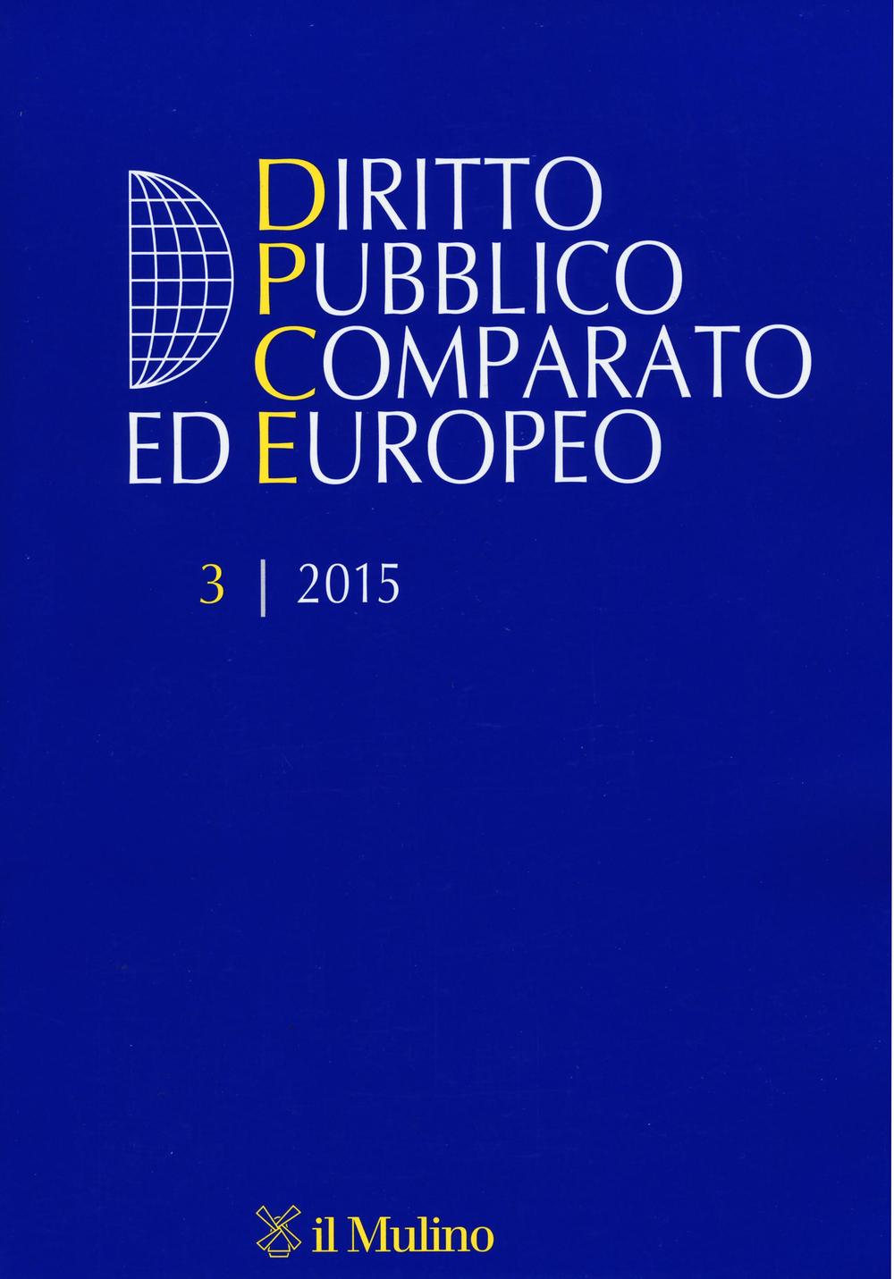 Diritto pubblico comparato ed europeo. Vol. 3