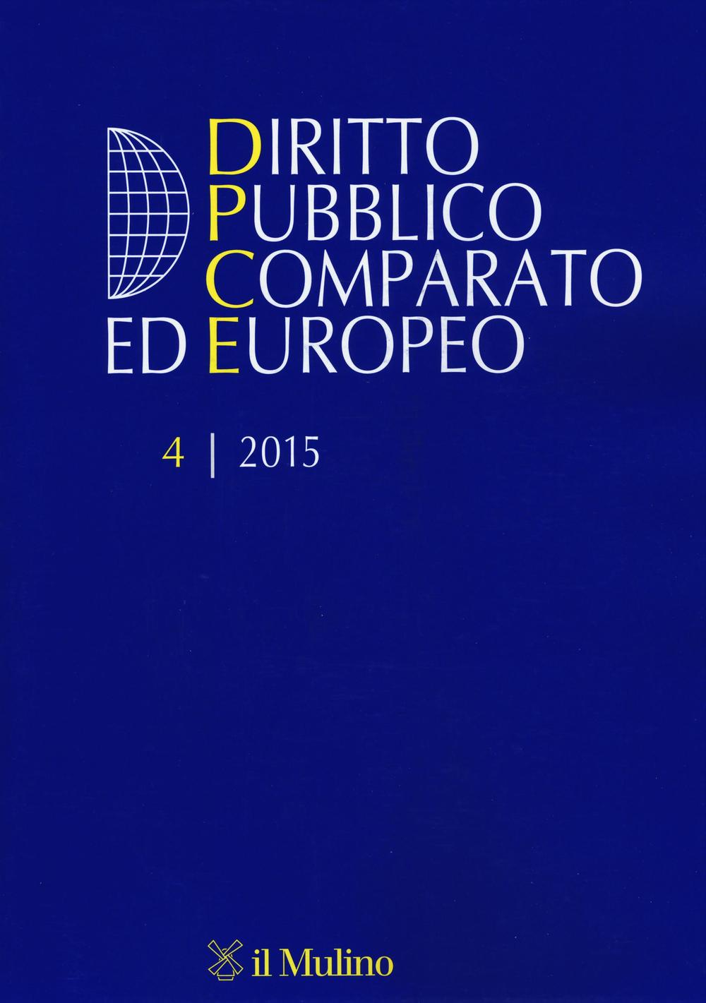 Diritto pubblico comparato ed europeo. Vol. 4