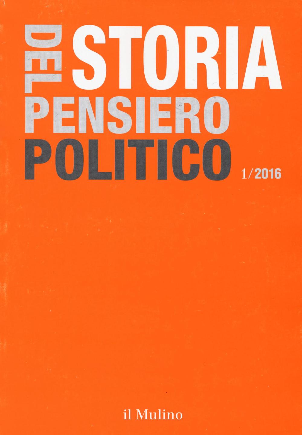 Storia del pensiero politico. Vol. 1