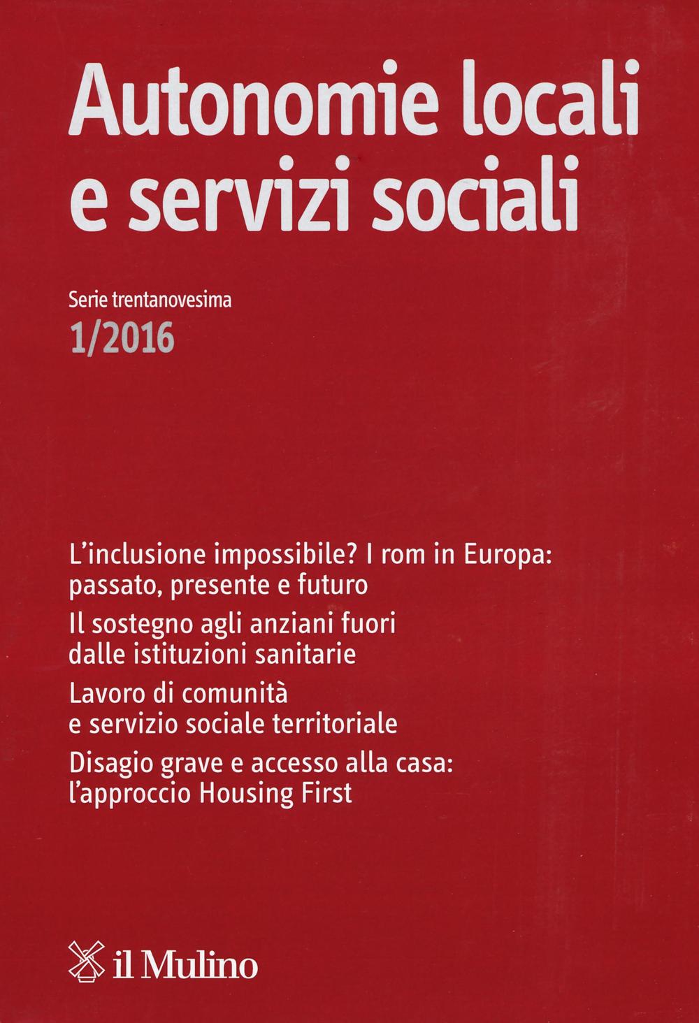 Autonomie locali e servizi sociali. Vol. 1
