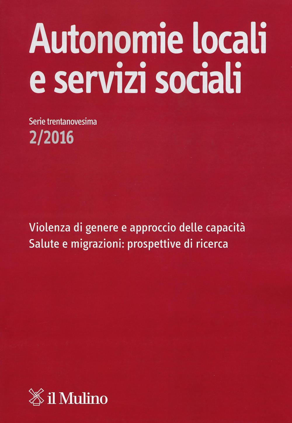 Autonomie locali e servizi sociali. Vol. 2