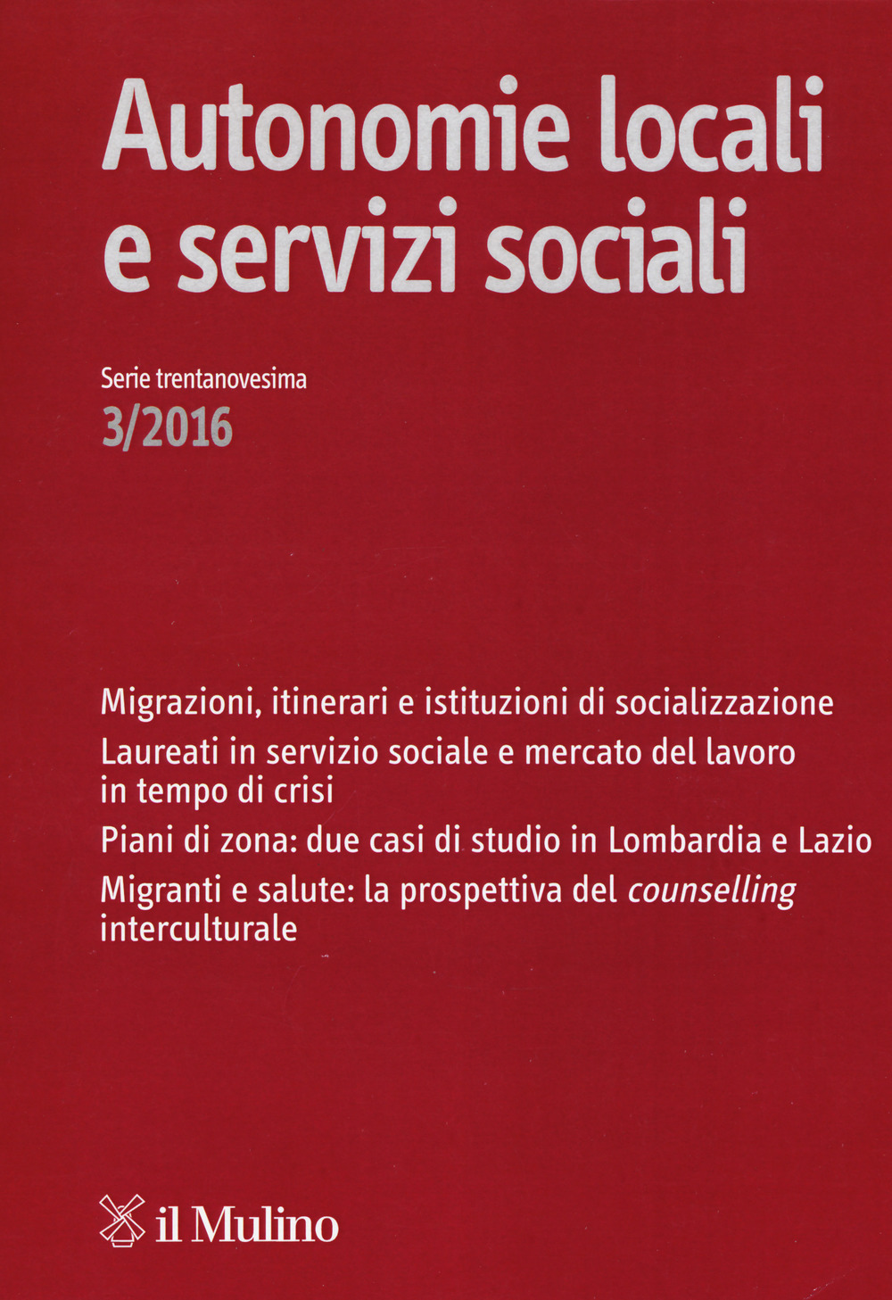 Autonomie locali e servizi sociali. Vol. 3