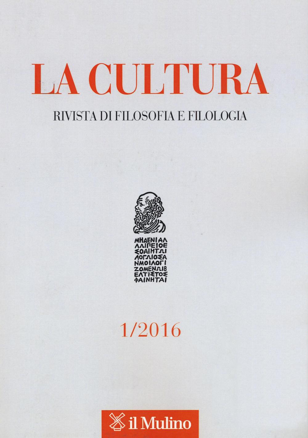 La cultura. Rivista di filosofia e filologia. Vol. 1
