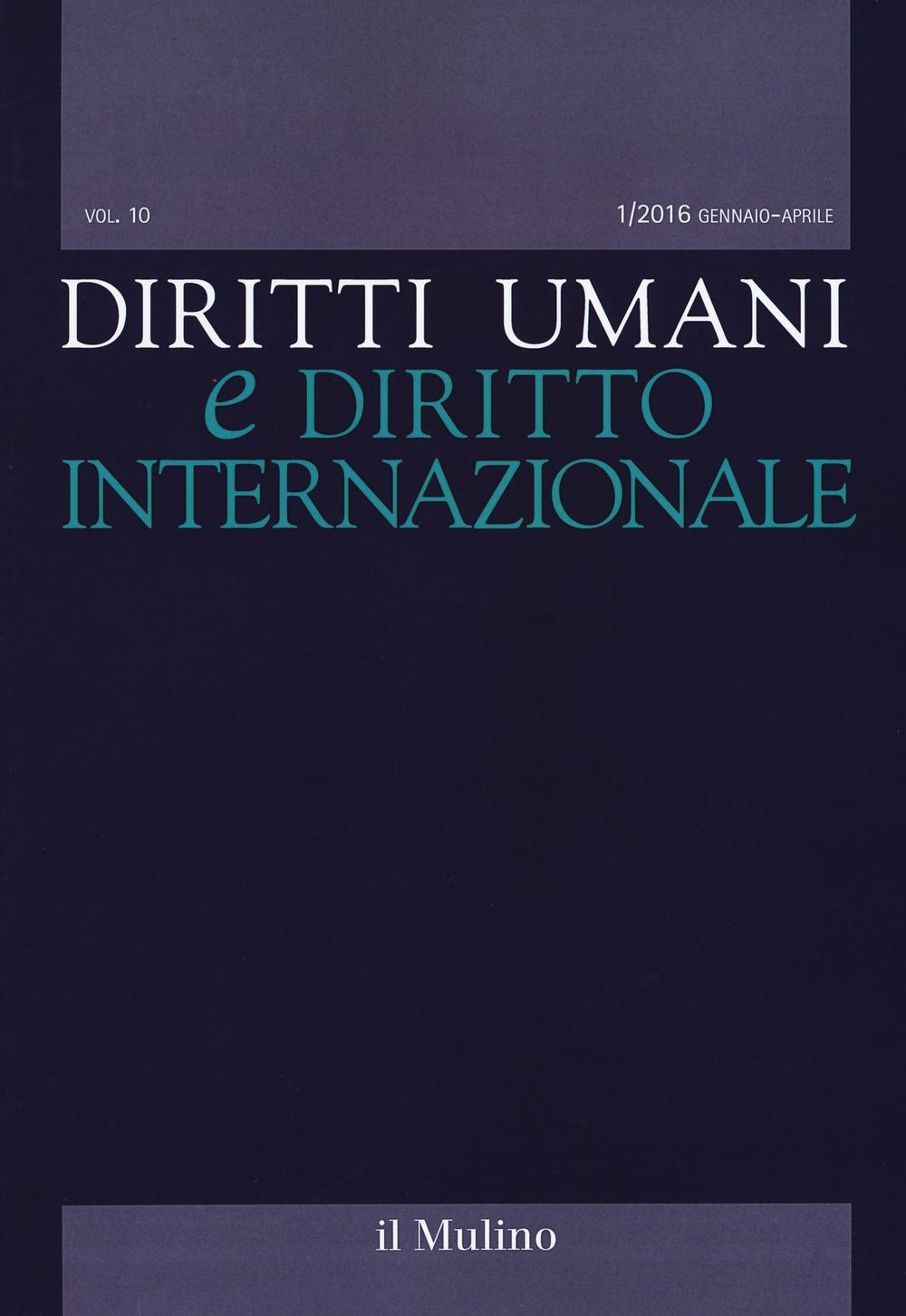 Diritti umani e diritto internazionale. Vol. 1