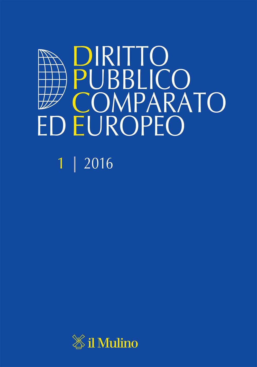 Diritto pubblico comparato europeo. Vol. 1