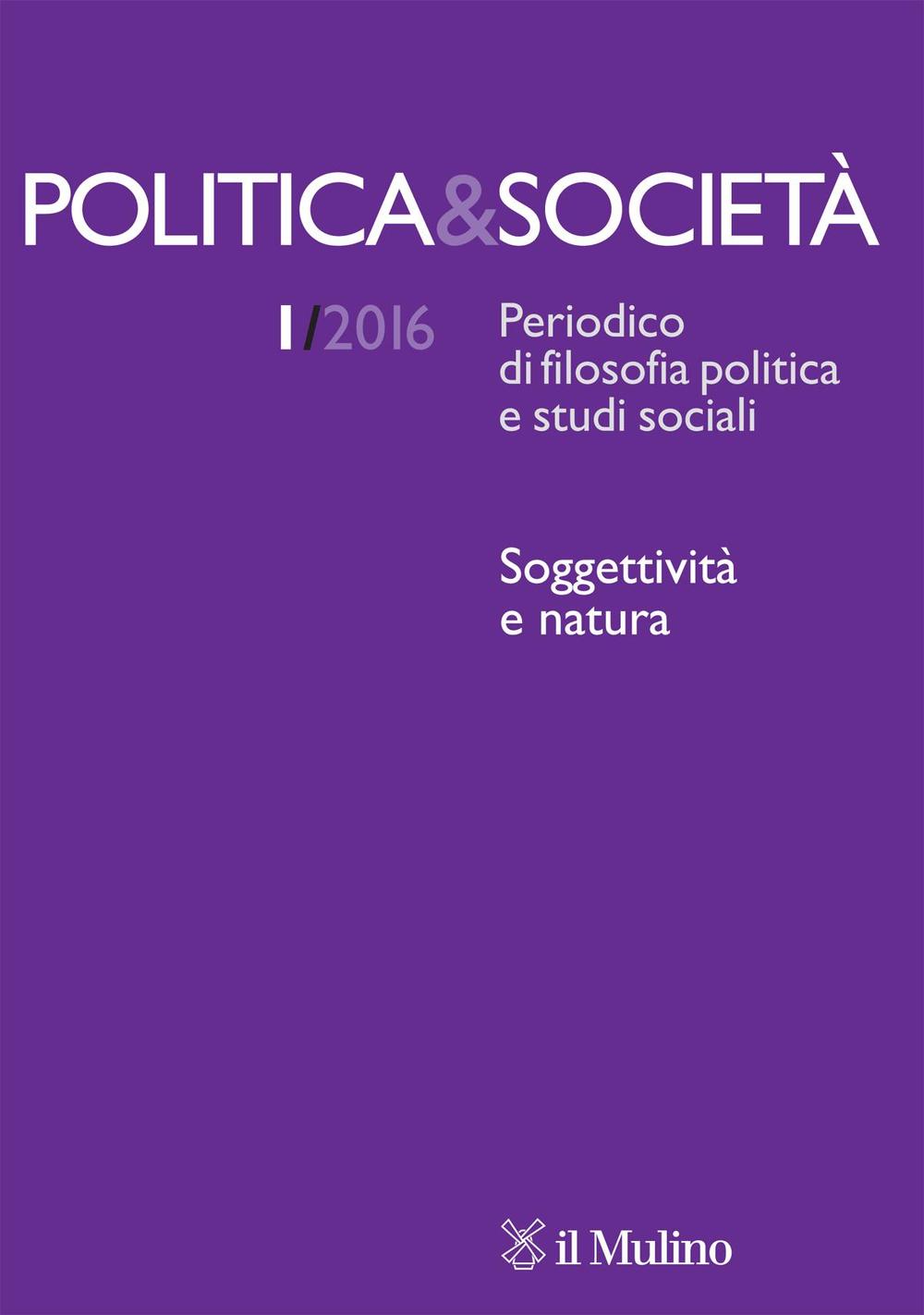 Politica & società. Vol. 1