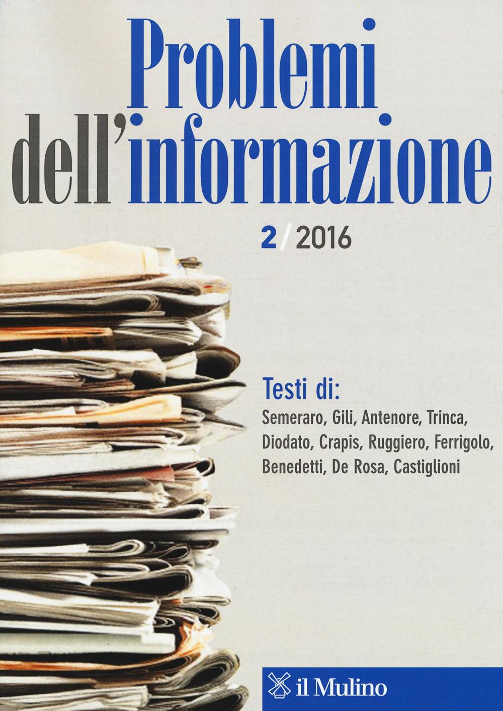 Problemi dell'informazione. Vol. 2