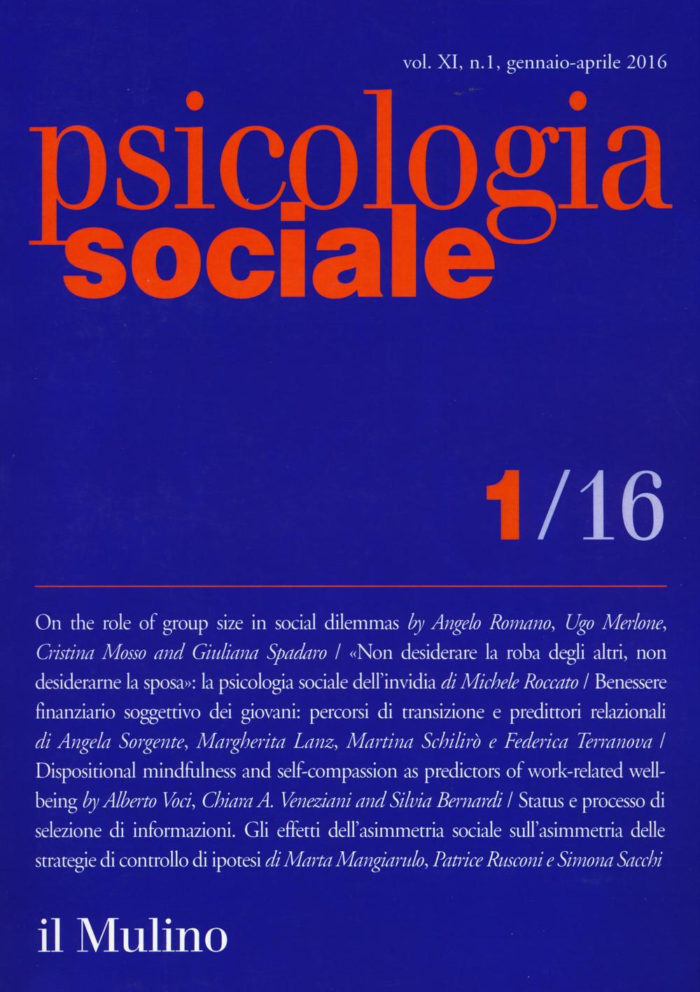Psicologia sociale. Vol. 1