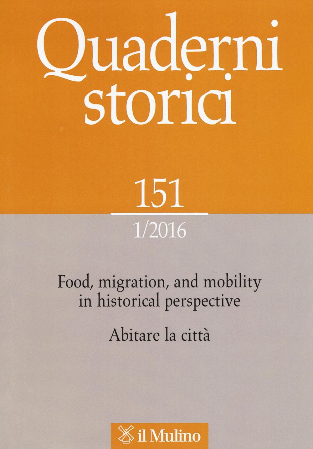 Quaderni storici. Vol. 1