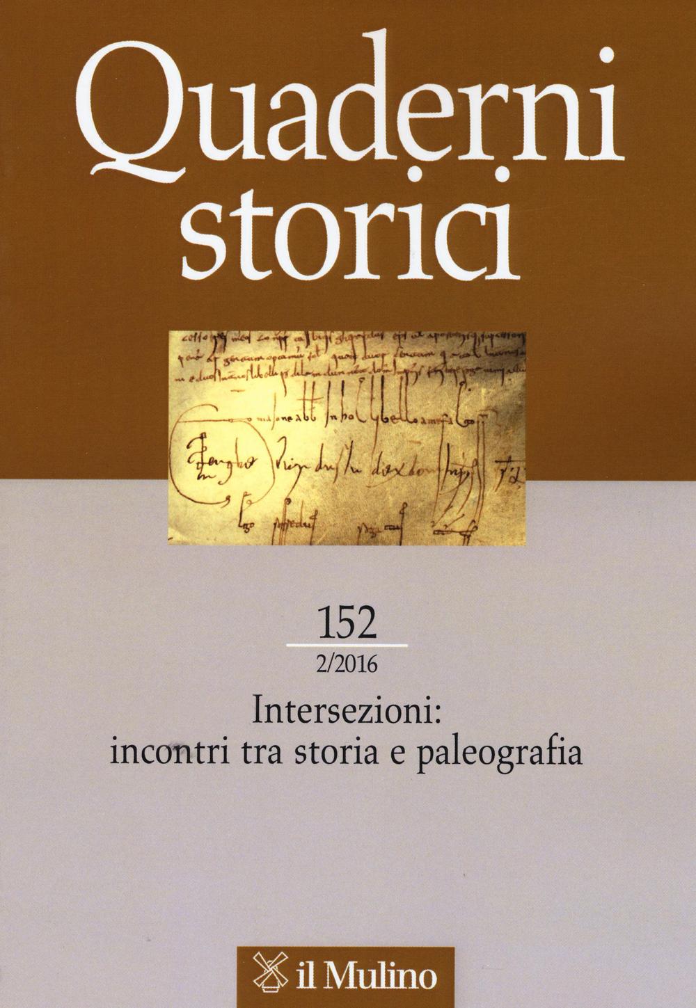 Quaderni storici. Vol. 2