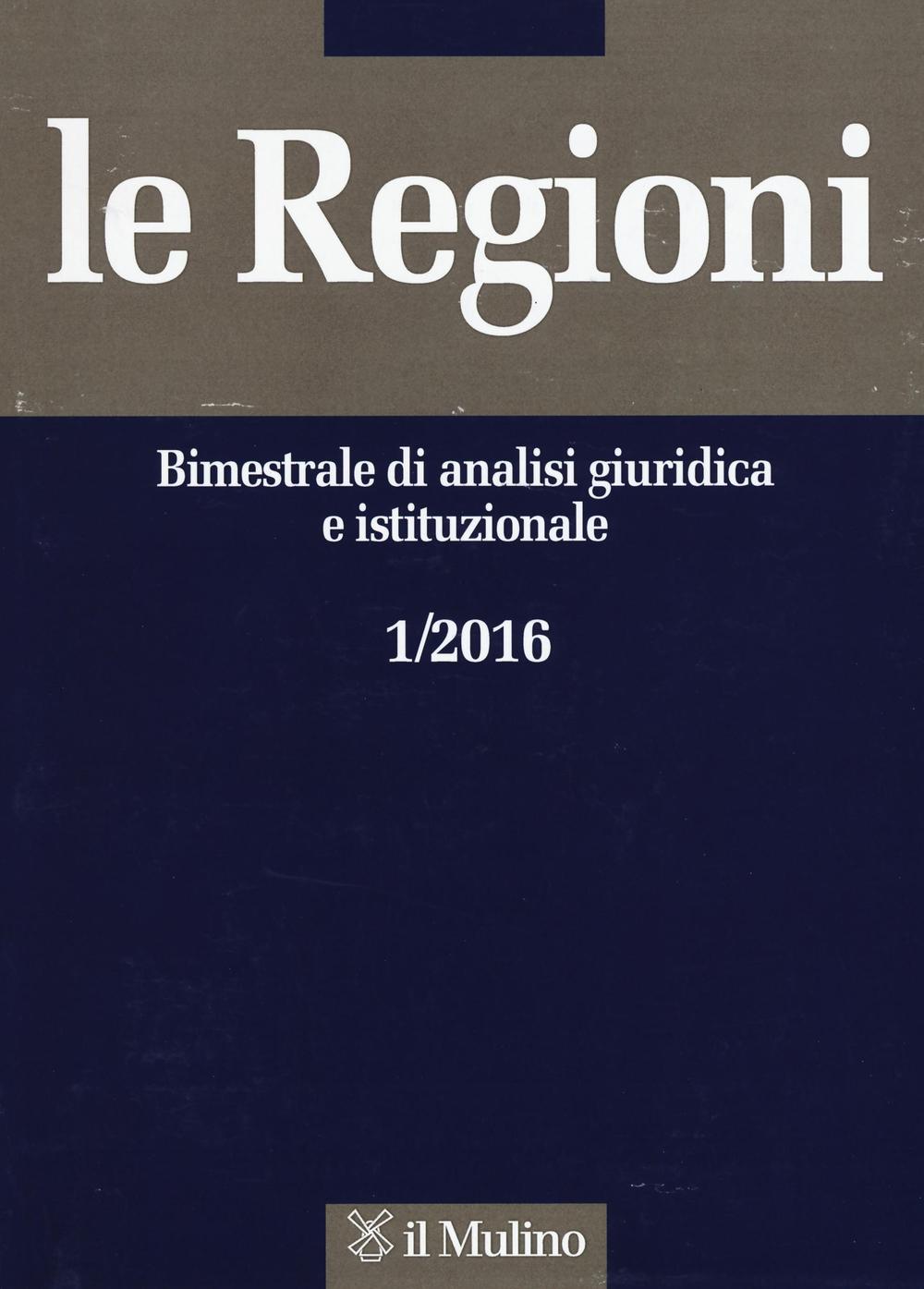 Le regioni. Vol. 1