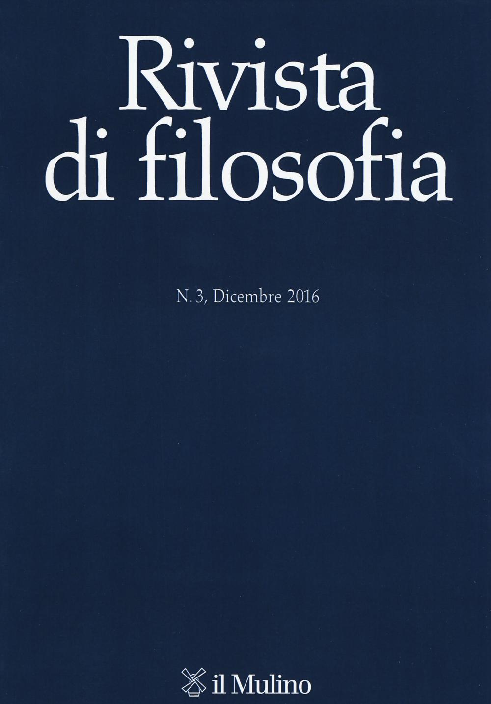 Rivista di filosofia. Vol. 3