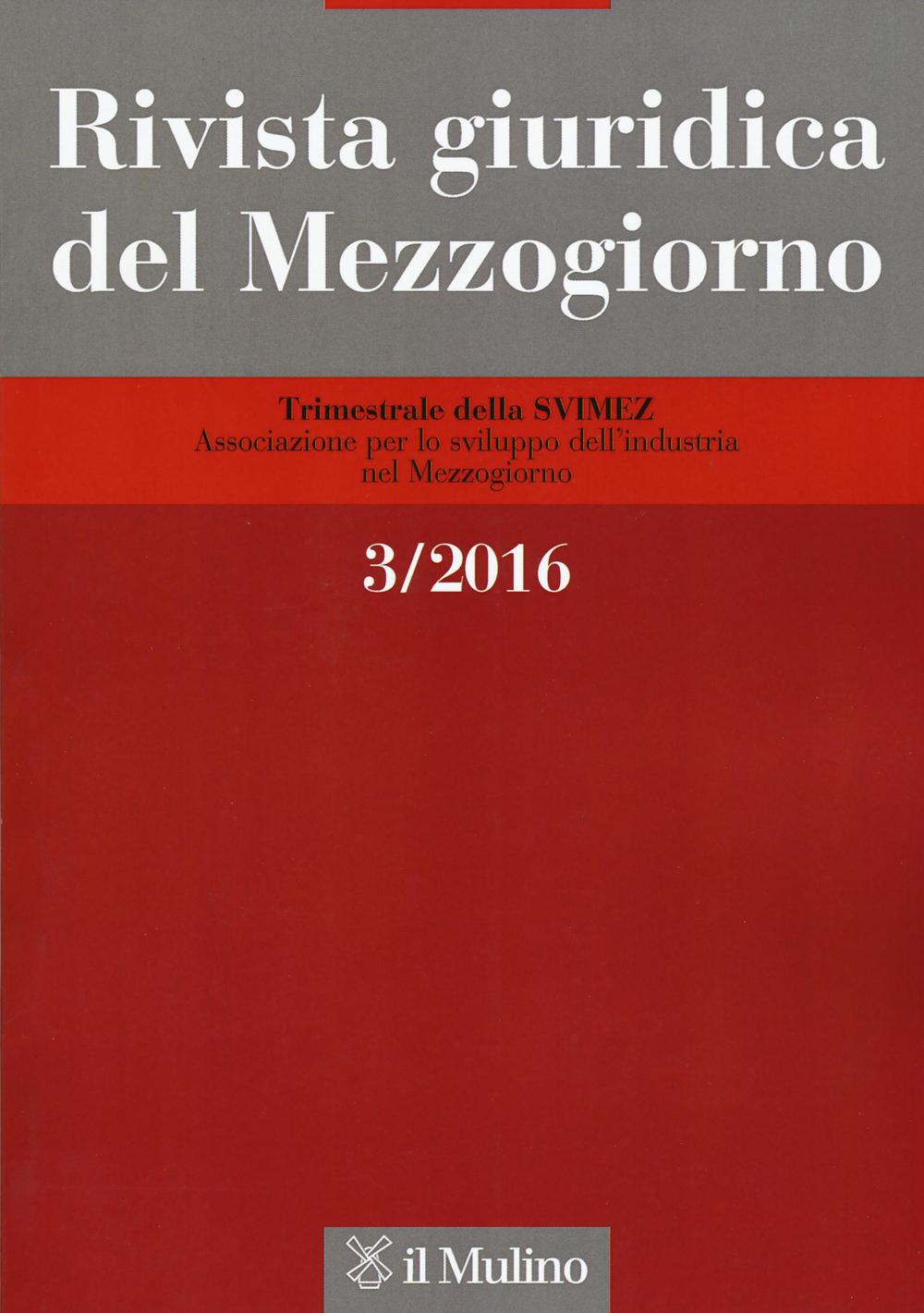 Rivista giuridica del Mezzogiorno. Vol. 3