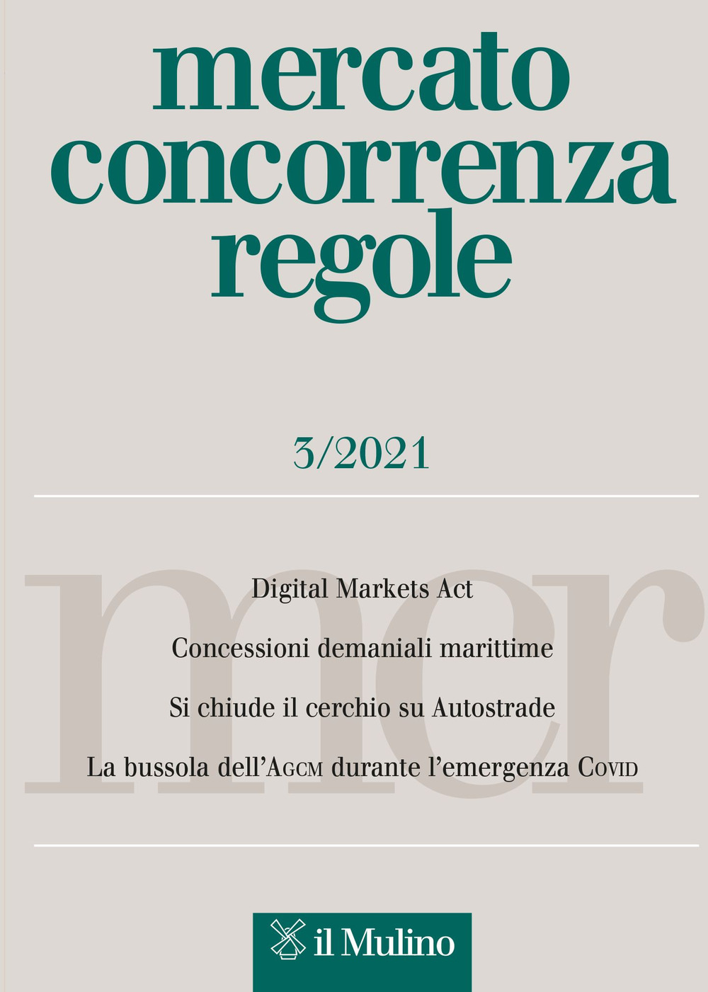 Mercato concorrenza regole. Vol. 3