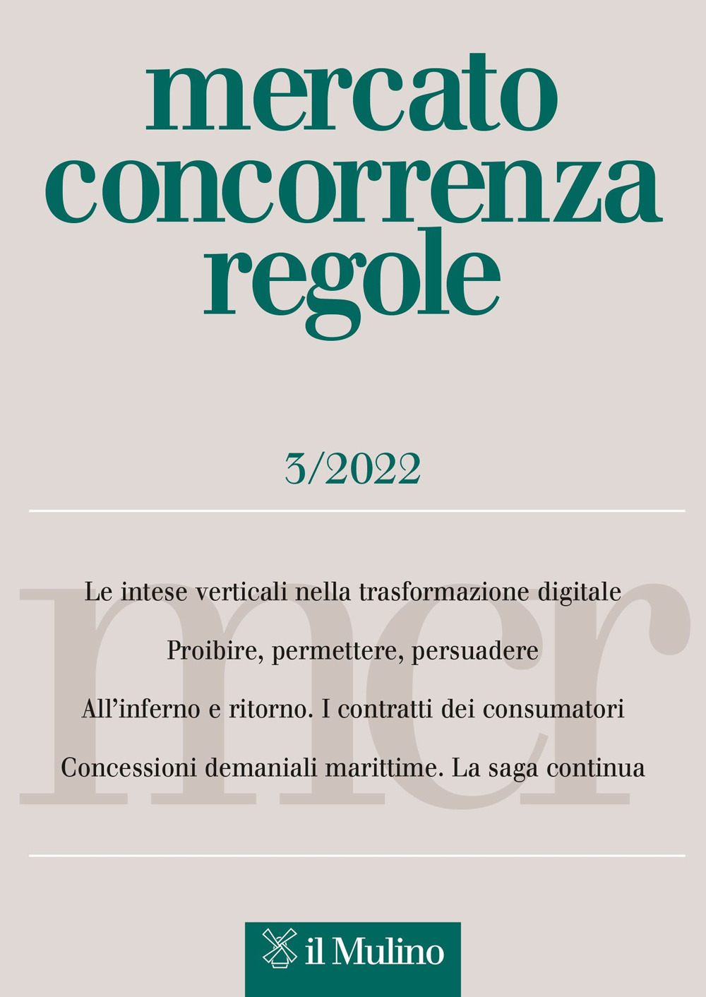 Mercato concorrenza regole. Vol. 3