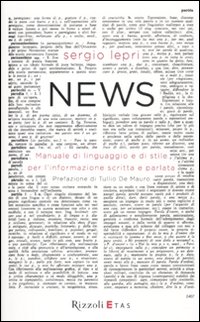 News. Manuale di linguaggio e di stile per linformazione scritta e parlata