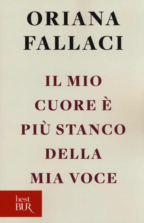 Il mio cuore è più stanco della mia voce