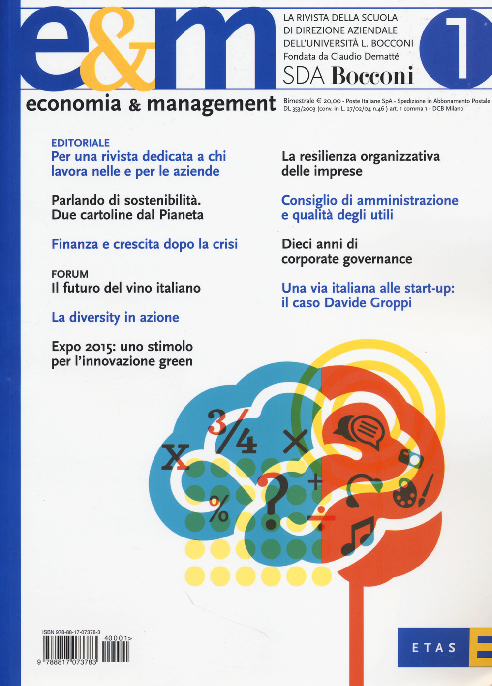 Economia & management. Vol. 1