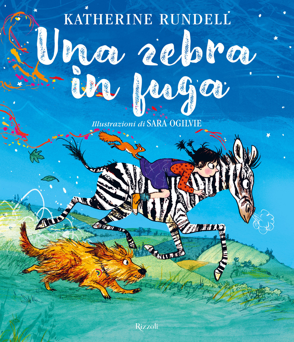 Una zebra in fuga