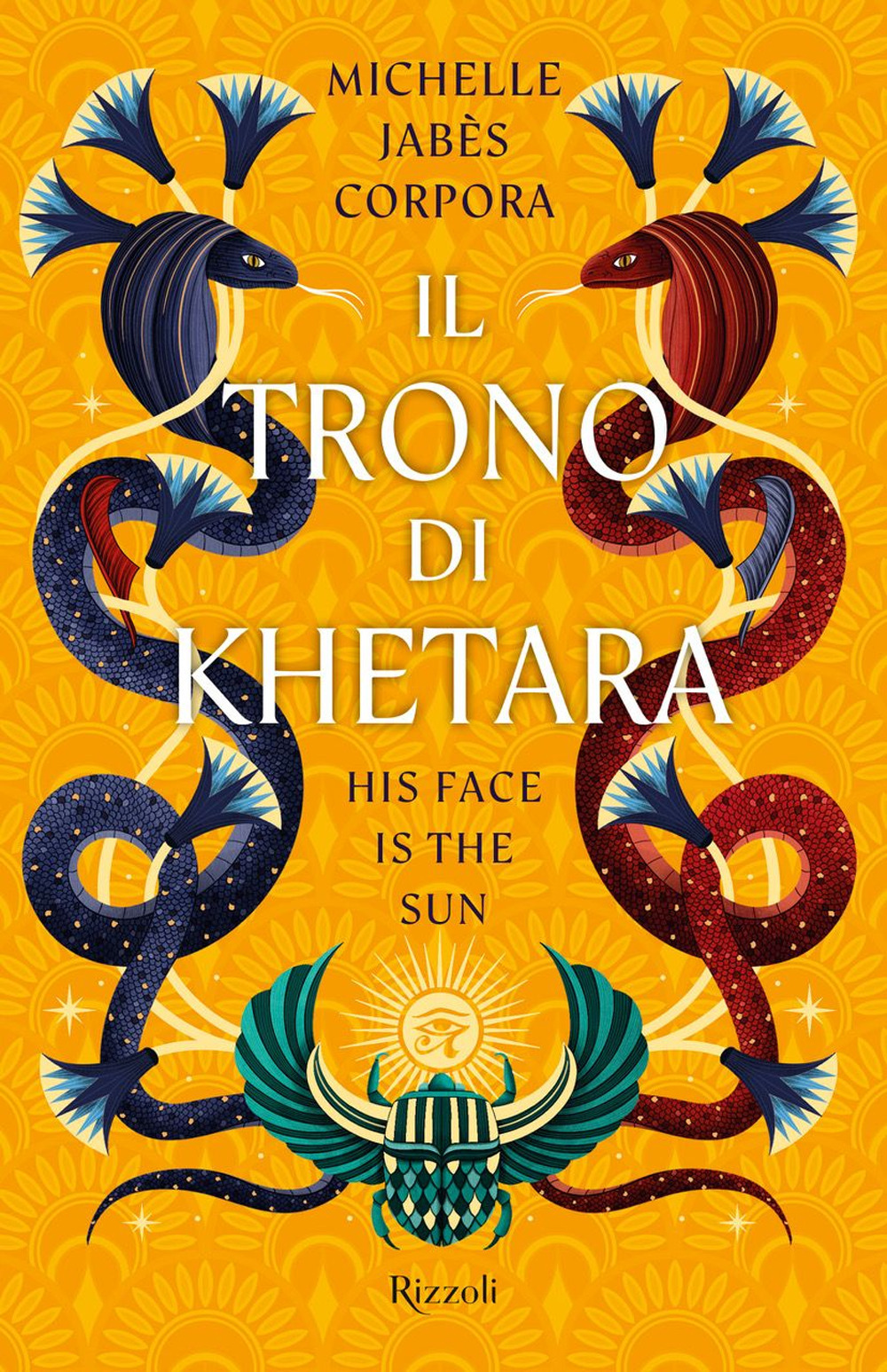 Il trono di Khetara. His face is the sun