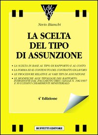 La scelta del tipo di assunzione
