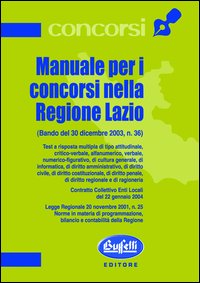 Manuale per i concorsi nella regione Lazio