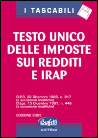Testo Unico imposte sui redditi e Irap