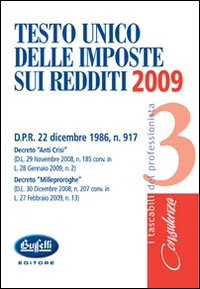 Testo unico delle imposte sui redditi 2009