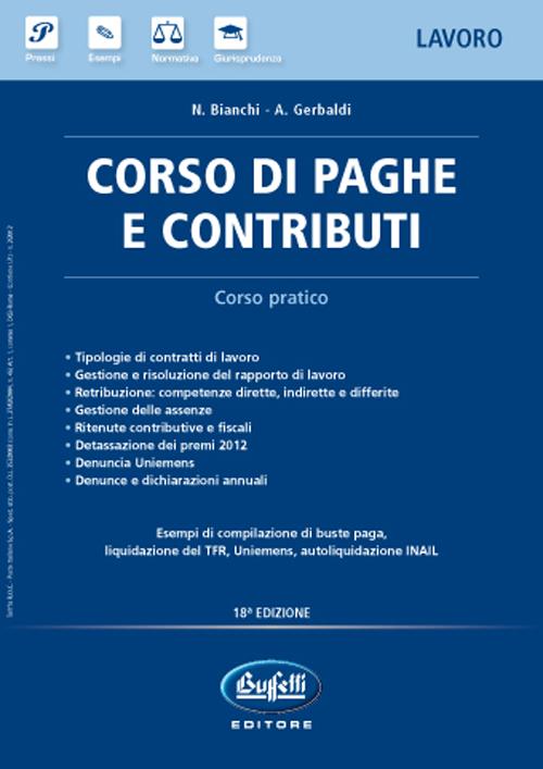 Corso di paghe e contributi