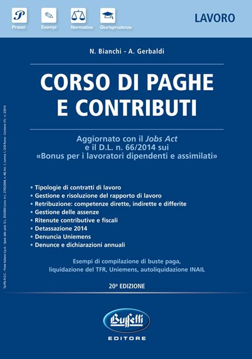 Corso di paghe e contributi