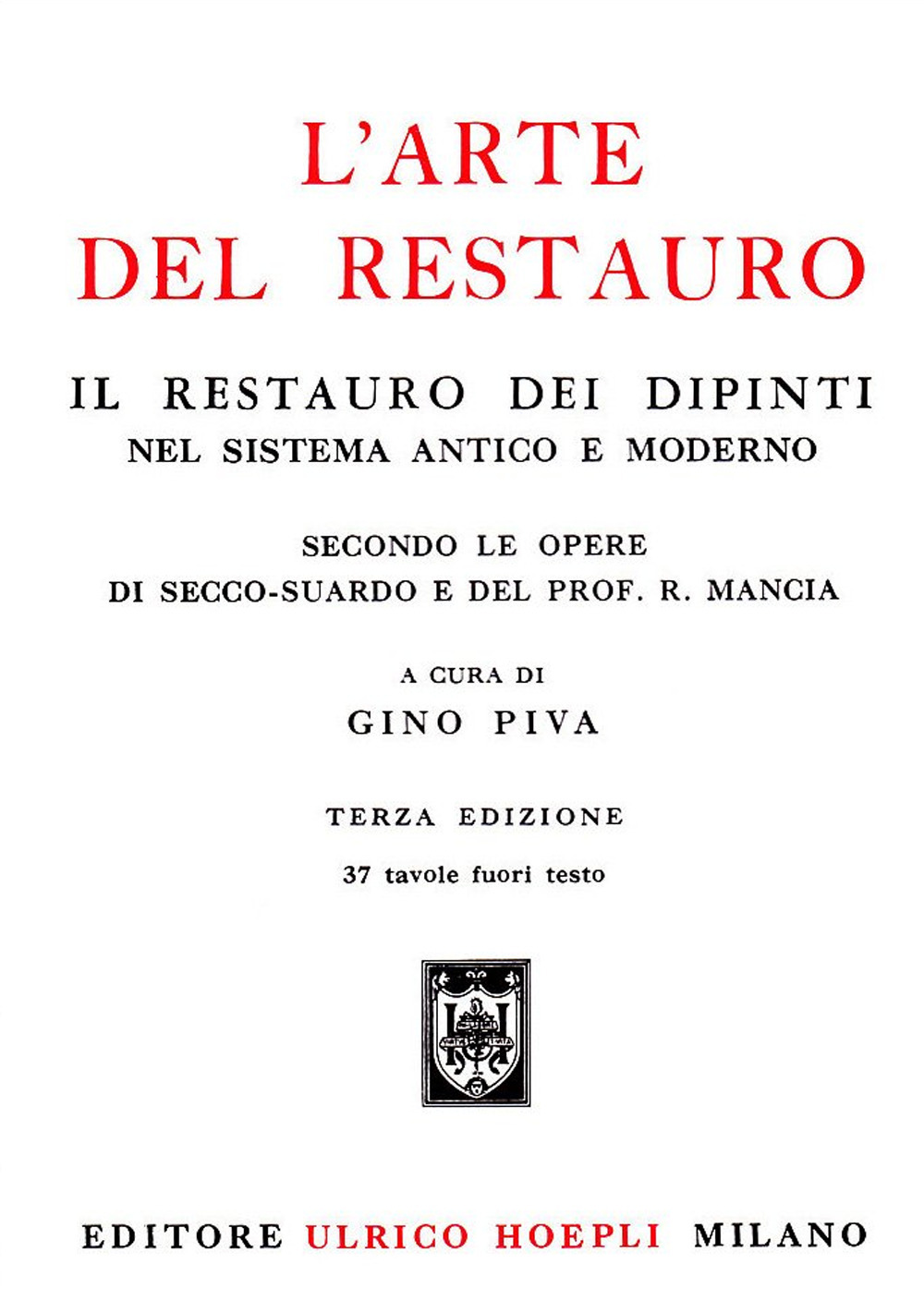 L'arte del restauro