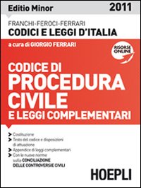 Codice di procedura civile 2011. Ediz. minore
