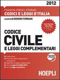 Codice civile 2012