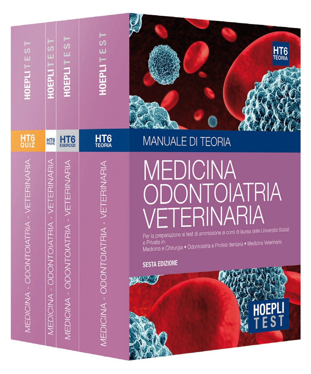 Hoepli test. Medicina odontoiatria veterinaria: Manuale di teoria-Esercizi svolti e commentati-10.000 quiz e commentati-Prove simulate per i test di ammissione all'università. Vol. 6