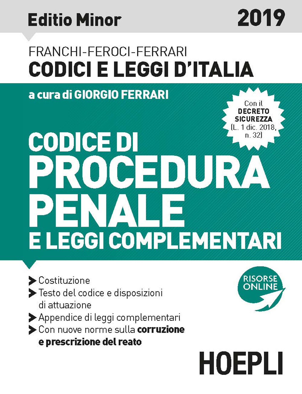 Codice di procedura penale e leggi complementari