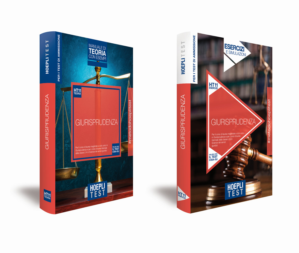 Hoepli Test. Giurisprudenza. Per i test di ammissione all'università. Box: Manuale di teoria con esempi-Esercizi e simulazioni