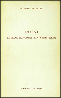 Studi sull'autonomia universitaria