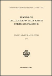 Rendiconto dell'Accademia delle scienze fisiche e matematiche. Serie IV. Vol. 67: Anno 2000