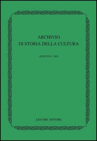 Archivio di storia della cultura (2003)